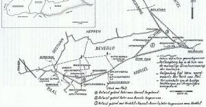 oude kaart van Beverlo